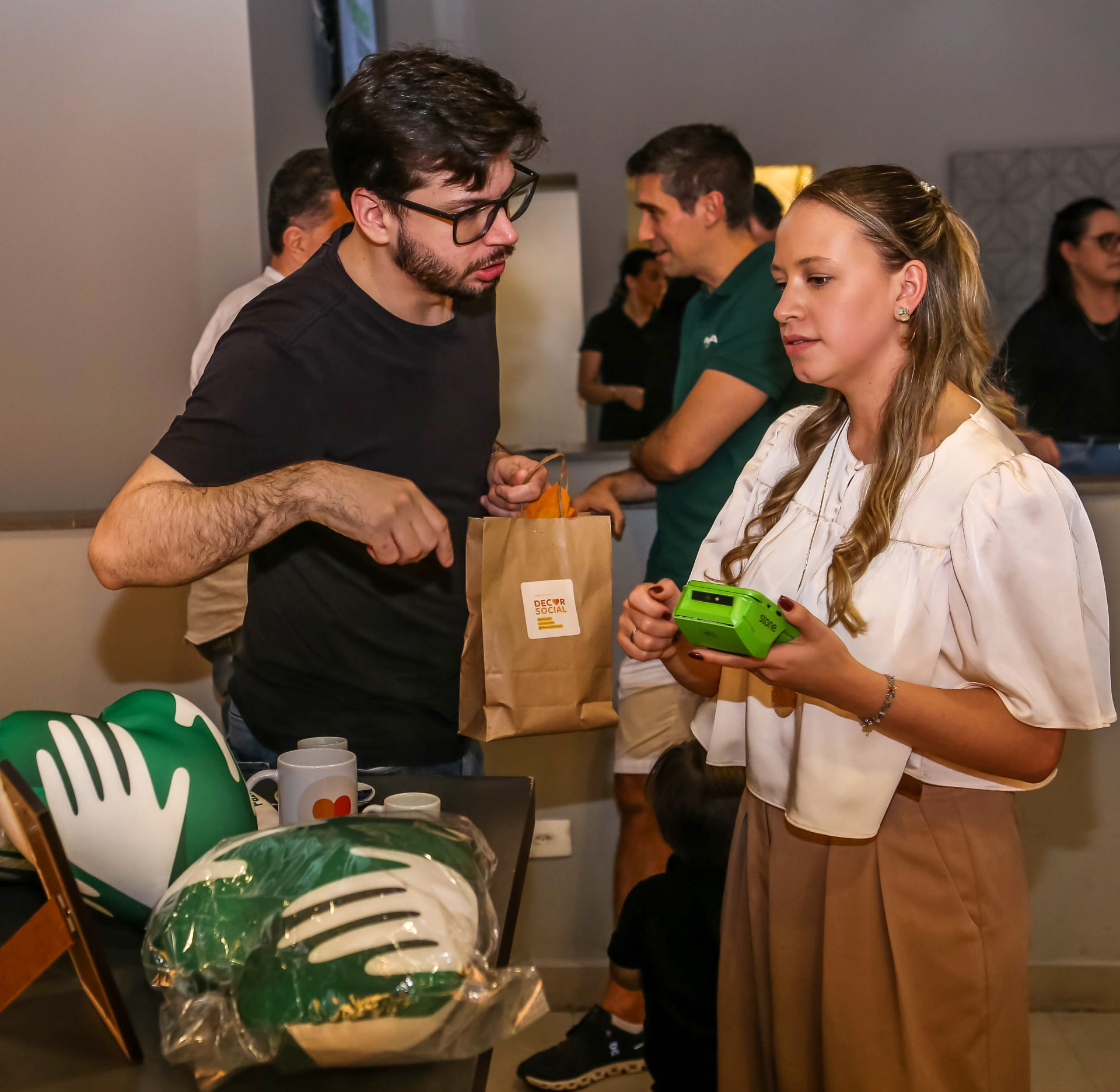 Registro 6 da Feijoada do Bem, evento de lançamento do leilão