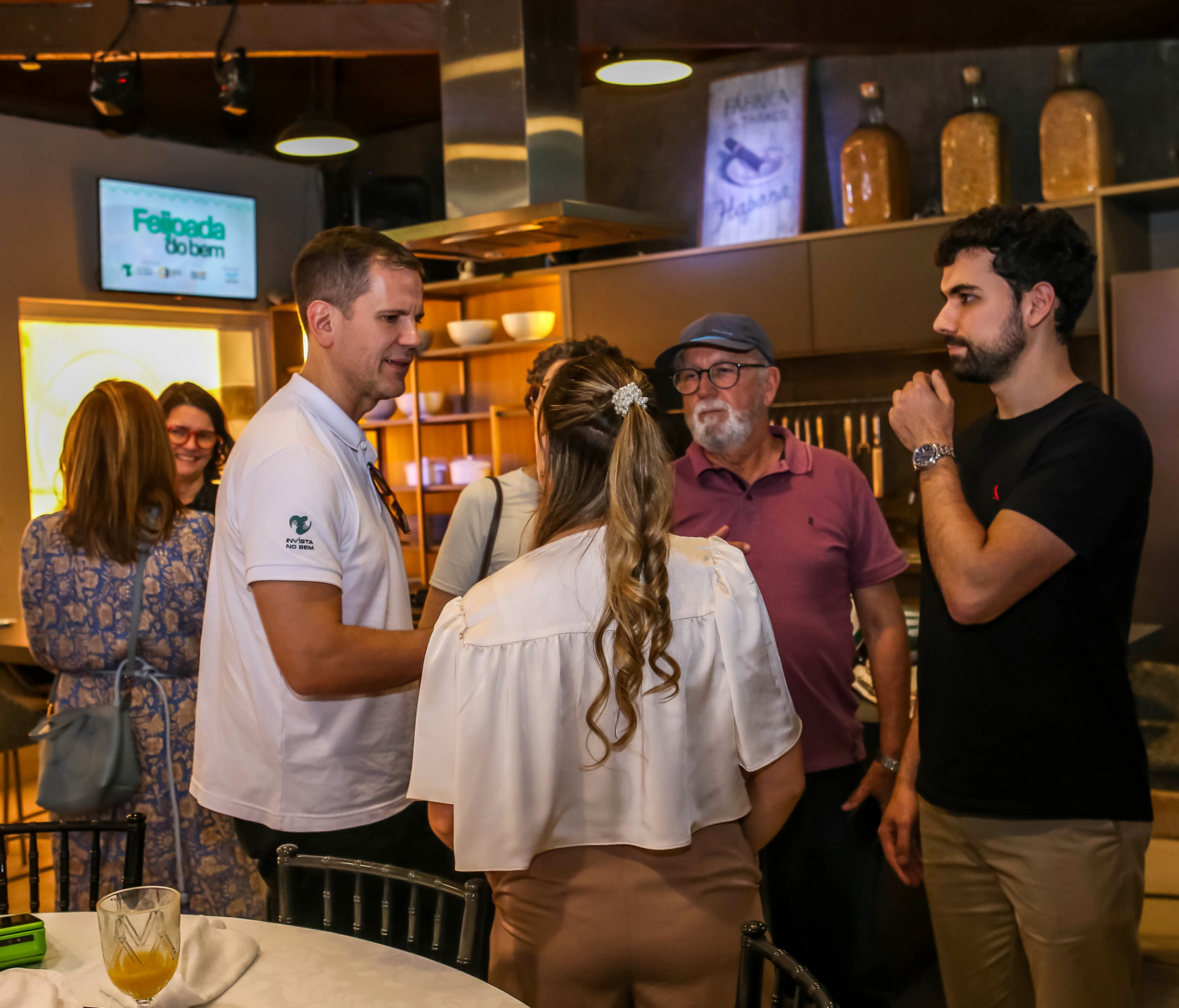 Registro 5 da Feijoada do Bem, evento de lançamento do leilão