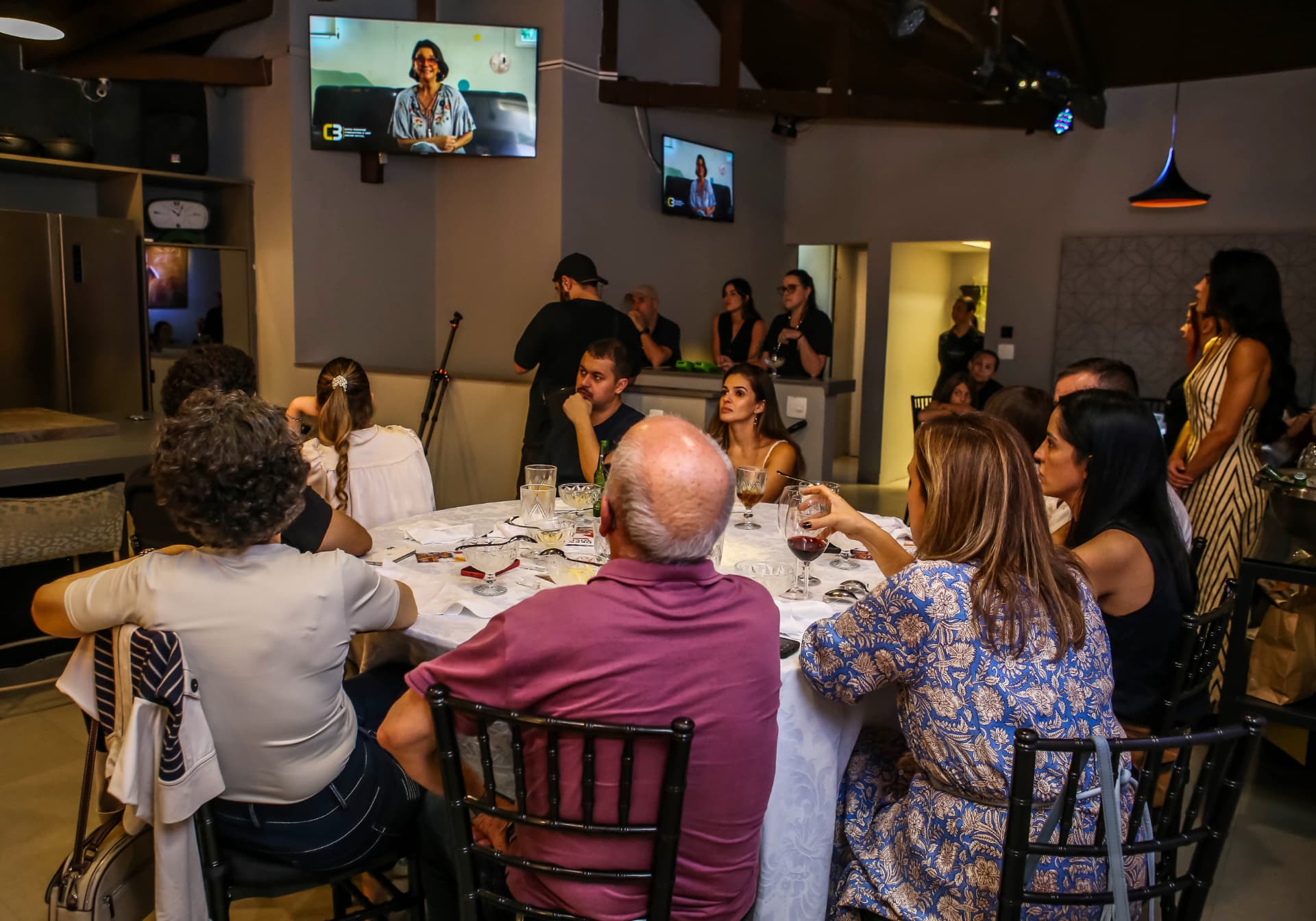 Registro 15 da Feijoada do Bem, evento de lançamento do leilão