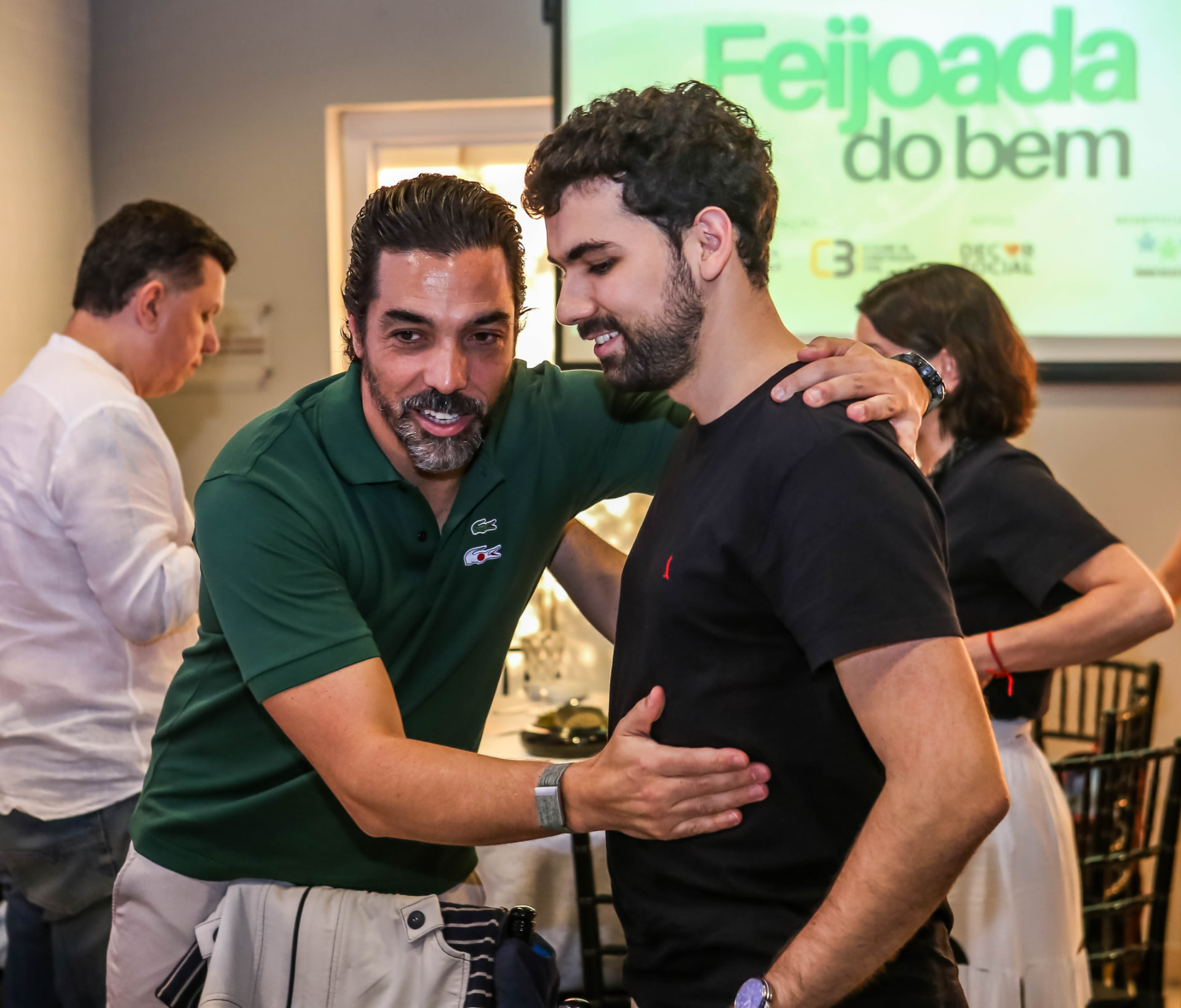 Registro 1 da Feijoada do Bem, evento de lançamento do leilão